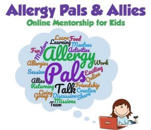 Logo du programme de mentorat pour enfants Allergy Pals et Allergy Allies