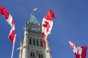 Parlement du Canada, drapeau Canadien, Ottawa
